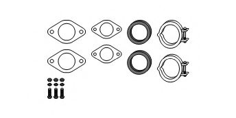 Монтажный комплект, глушитель HJS 82 11 1034