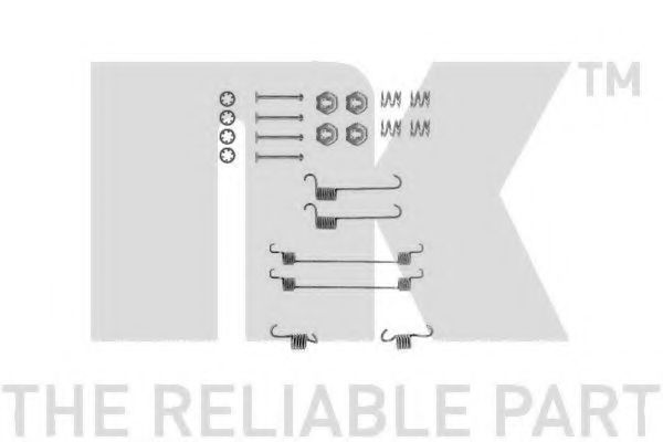 Комплектующие, тормозная колодка NK 7919650