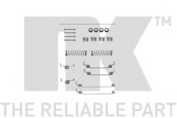 Комплектующие, тормозная колодка NK 7919835