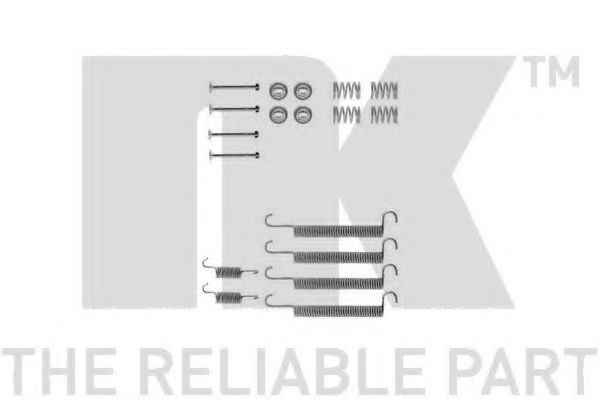 Комплектующие, тормозная колодка NK 7939559