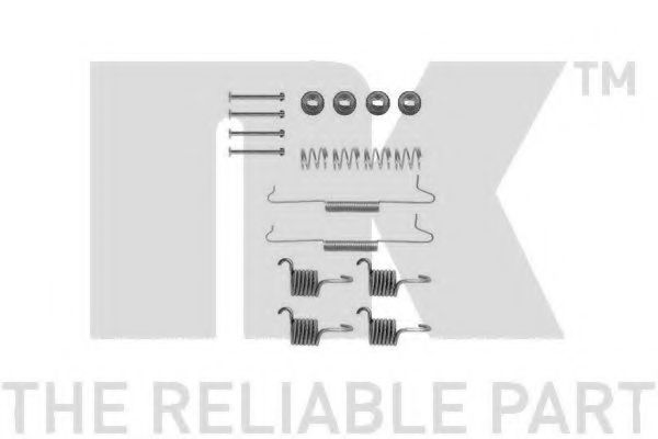 Комплектующие, тормозная колодка NK 7947531