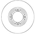 Тормозной диск MAPCO 15502