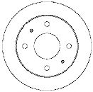 Тормозной диск MAPCO 15504