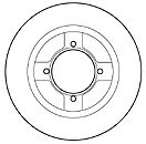 Тормозной диск MAPCO 15512