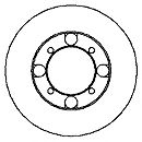 Тормозной диск MAPCO 15547