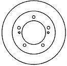 Тормозной диск MAPCO 15592