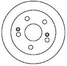 Тормозной диск MAPCO 15620