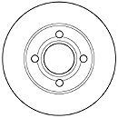 Тормозной диск MAPCO 15861