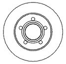 Тормозной диск MAPCO 15880
