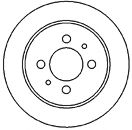 Тормозной диск MAPCO 25543