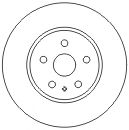Тормозной диск MAPCO 25564