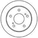 Тормозной диск MAPCO 45508