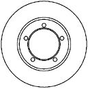 Тормозной диск MAPCO 45534