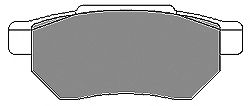 Комплект тормозных колодок, дисковый тормоз MAPCO 6530