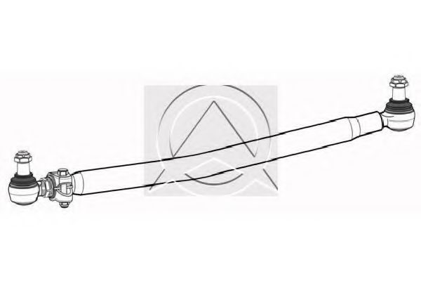 Поперечная рулевая тяга SIDEM 680637