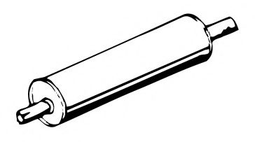 Средний глушитель выхлопных газов FONOS 618169