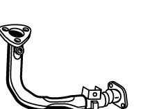 Труба выхлопного газа FONOS 07172