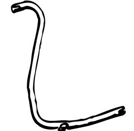 Труба выхлопного газа FONOS 08451