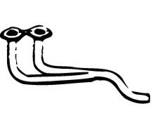 Труба выхлопного газа FONOS 09261