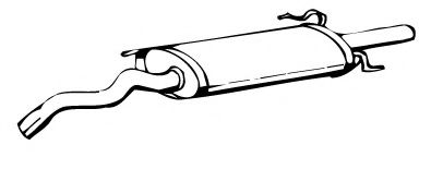 Глушитель выхлопных газов конечный MEFEX 0799