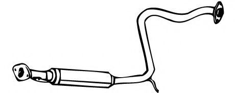 Средний глушитель выхлопных газов FONOS 614119