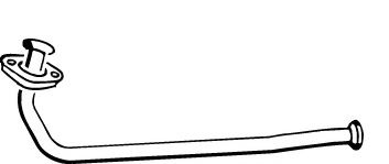 Труба выхлопного газа FONOS 17199