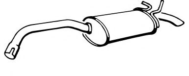 Глушитель выхлопных газов конечный EBERSPÄCHER 17399