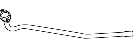 Труба выхлопного газа KLARIUS 150230