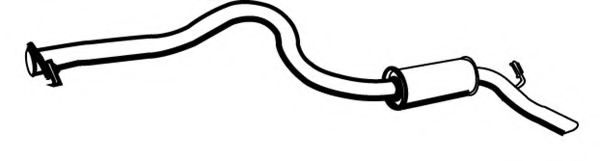 Глушитель выхлопных газов конечный ROSI 20611