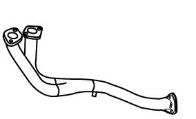 Труба выхлопного газа MEFEX 4452