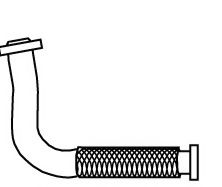 Труба выхлопного газа FONOS 21542