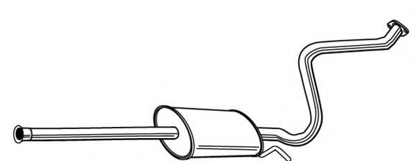 Средний глушитель выхлопных газов FONOS 620833