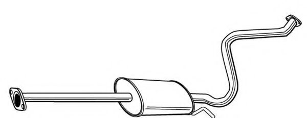 Средний глушитель выхлопных газов FONOS 620030