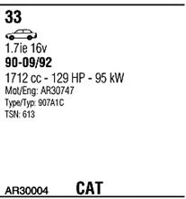 Система выпуска ОГ FONOS AR30004