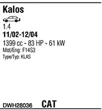 Система выпуска ОГ FONOS DWH28036