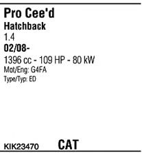 Система выпуска ОГ FONOS KIK23470