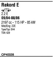 Система выпуска ОГ FONOS OP40028