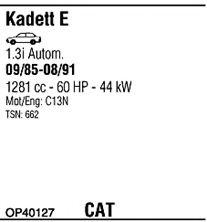 Система выпуска ОГ FONOS OP40127