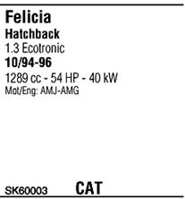 Система выпуска ОГ FONOS SK60003