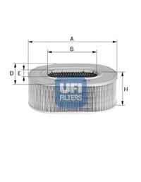 Воздушный фильтр UFI 27.580.00