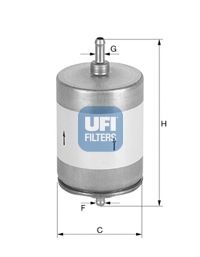 Топливный фильтр UFI 31.817.00