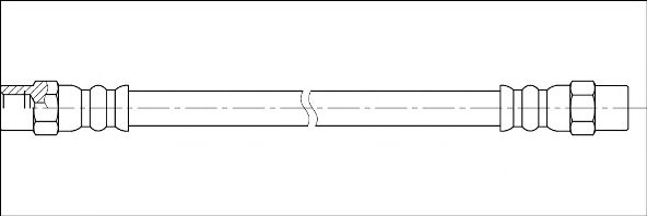 Тормозной шланг REMSA 1900.30