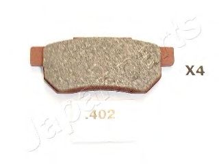 Комплект тормозных колодок, дисковый тормоз JAPANPARTS PP-402AF