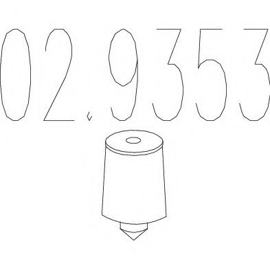 Буфер, глушитель MTS 02.9353