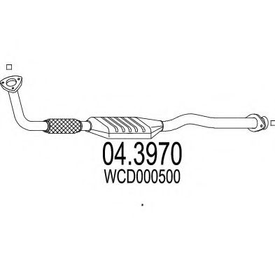 Катализатор MTS 04.3970