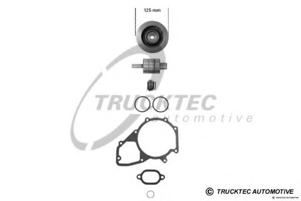 Ремкомплект, водяной насос TRUCKTEC AUTOMOTIVE 01.43.244