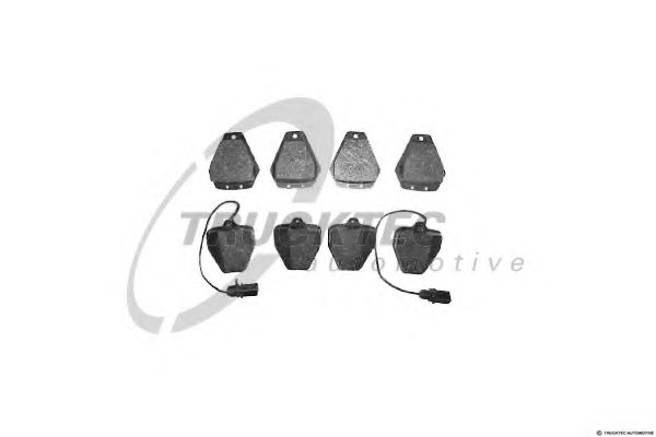 Комплект тормозных колодок, дисковый тормоз TRUCKTEC AUTOMOTIVE 07.35.246