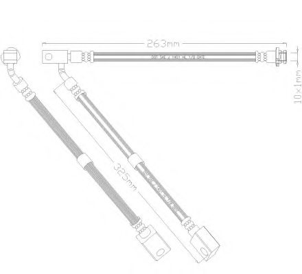 Тормозной шланг REMKAFLEX 5120