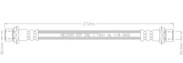 Тормозной шланг REMKAFLEX 5976