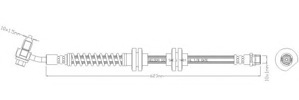 Тормозной шланг REMKAFLEX 7080